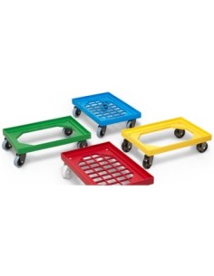 BASE RODANTE - CARRITO PARA CUBETAS COLORES VARIADOS