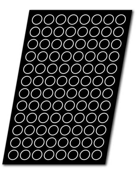 FLEXIPAN - MOLDE / PLACA DE SILICONA CON FIBRA DE VIDRIO PARA POMPONNETE FP-01416