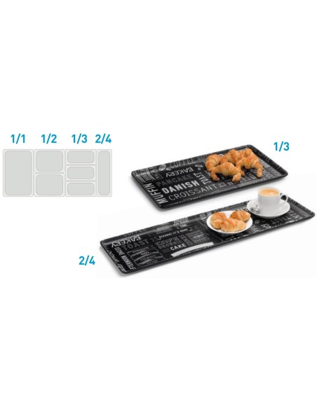 BANDEJA PRESENTACION MELAMINA DISEÑO