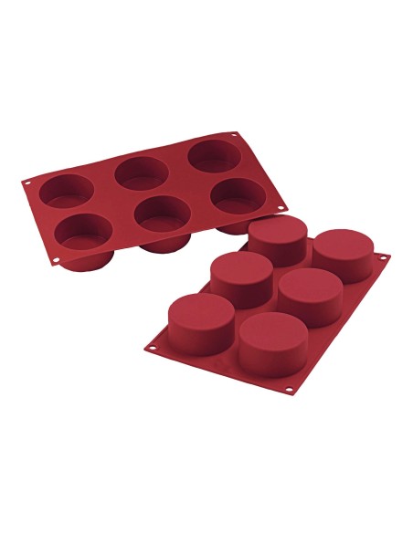 PLACAS DE MOLDES EN  SILICONA CILINDRO GRANDE 