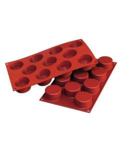 PLACAS DE MOLDES EN  SILICONA CILINDRO MINI