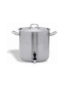 OLLA CON GRIFO Y TAPA 