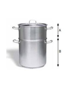 CONJUNTO CUSCUSERA FORMA RECTA 