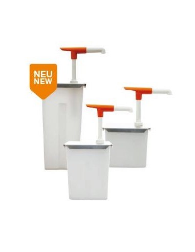 DOSIFICADOR PARA CREMAS Y SALSAS CON TAPA INOX.
