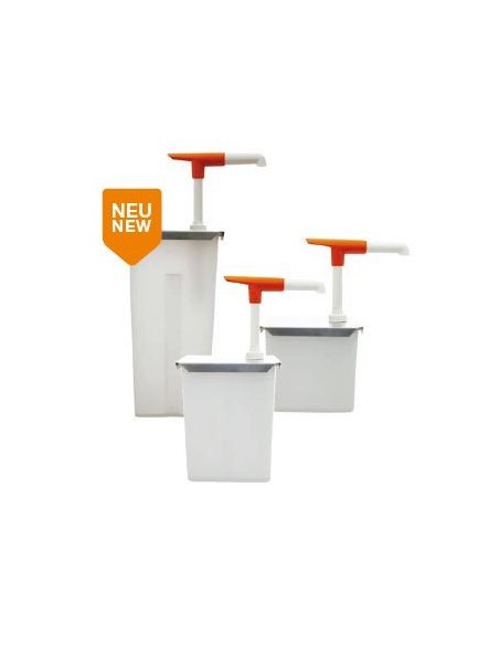 DOSIFICADOR PARA CREMAS Y SALSAS CON TAPA INOX.