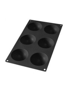 PLACAS DE MOLDES EN  SILICONA SEMIESFERA