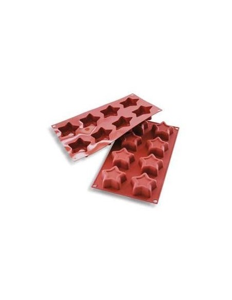 PLACAS DE MOLDES EN  SILICONA ESTRELLA