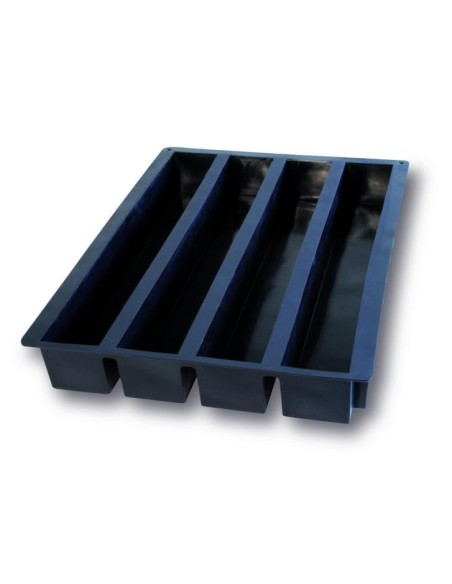 PLACAS DE MOLDES EN  SILICONA  PROFESIONAL TRONCO RECTANGULAR