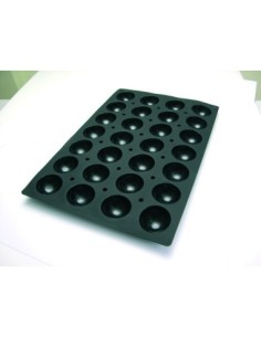 PLACAS DE MOLDES EN  SILICONA  PROFESIONAL SEMIESFERA