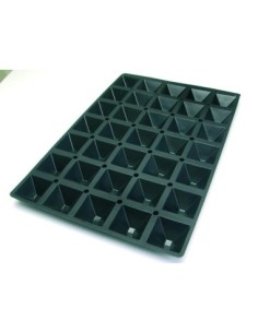 PLACAS DE MOLDES EN  SILICONA  PROFESIONAL PIRAMIDE