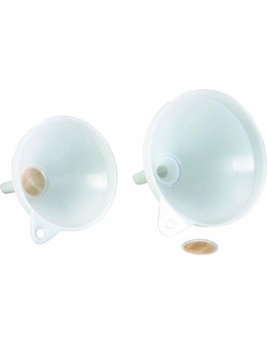 EMBUDOS DE PLASTICO CON FILTRO