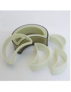 CORTAPASTAS PASTELERIA NYLON - MEDIA LUNA LISA