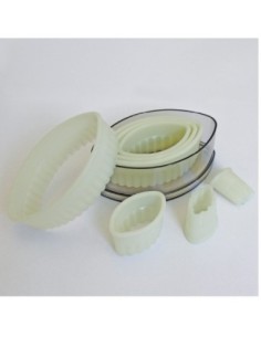 CORTAPASTAS PASTELERIA NYLON - HOJA RIZADA