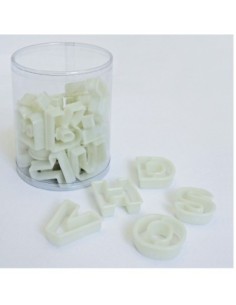 CORTAPASTAS PASTELERIA NYLON - ALFABETO LETRAS LISAS