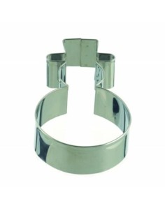 CORTAPASTAS PASTELERIA FORMA DE MUÑECO DE NIEVE