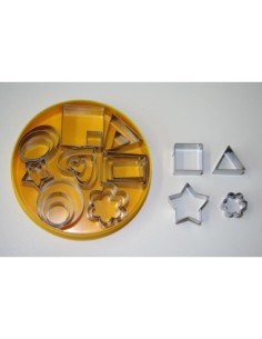 CORTAPASTAS PASTELERIA FIGURAS GEOMETRICAS, MARGARITA Y...