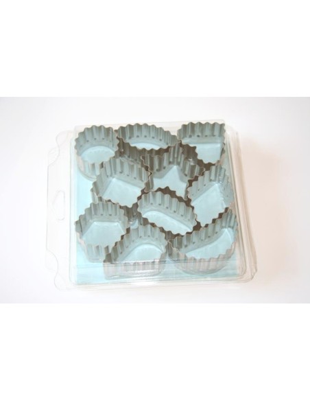 CORTAPASTAS PASTELERIA CAJA DE 10 FIGURAS VARIADAS RIZADAS