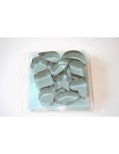 CORTAPASTAS PASTELERIA CAJA DE 10 FIGURAS VARIADAS LISAS