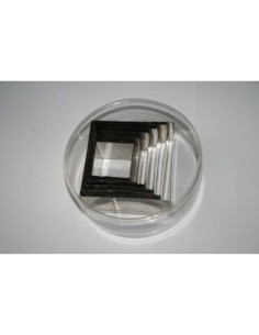 CORTAPASTAS PASTELERIA  CUADRADO LISOS JUEGO DE 6 PIEZAS