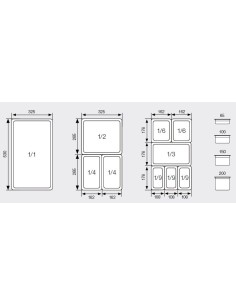 CUBETAS GASTRONORM POLIPROPILENO SCHNEIDER 2