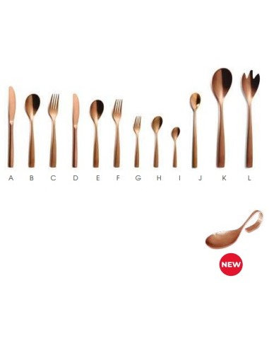 CUBERTERIA COMAS - BCN SATIN COPPER INOX 18/0,...
