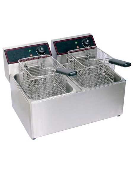 FREIDORA ELECTRICA HOSTELERIA DOBLE