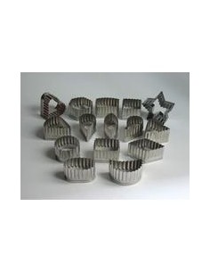 CORTAPASTAS PASTELERIA FIGURAS VARIADAS RIZADAS