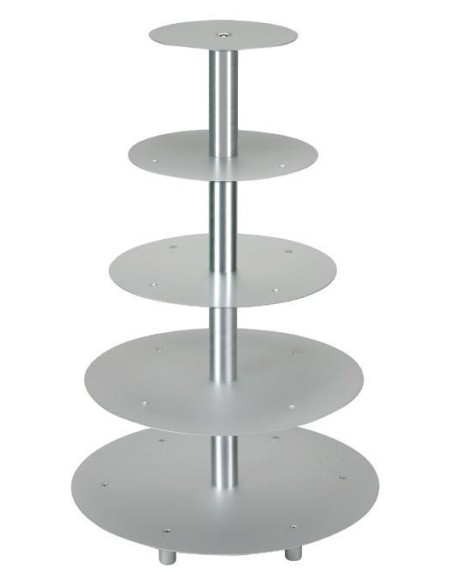 SOPORTE PASTEL CON EJE CENTRAL ALUMINIO