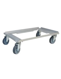 BASE RODANTE INOX PARA CUBETAS 40X60 O CAJA TERMOAISLANTE...