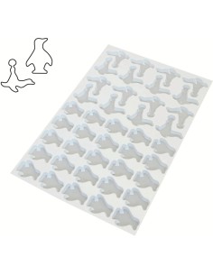 PLACA CORTAPASTAS PASTELERIA - FOCA Y PINGUINO