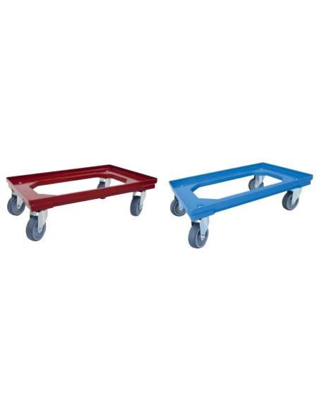 BASE RODANTE ECONOMICA PARA CUBETAS 40X60 O CAJA TERMOAISLANTE TOP-BOX GN 1/1