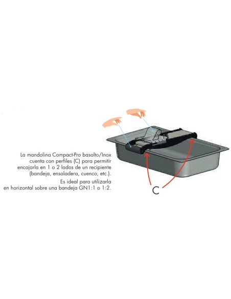 MANDOLINA BRON MODELO COMPACT-PRO