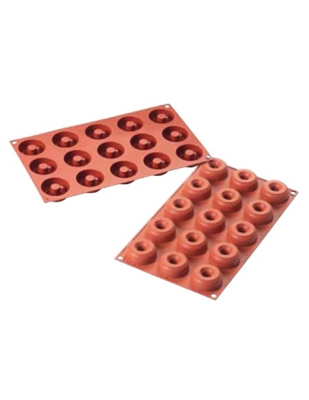 PLACAS DE MOLDES EN SILICONA DONUTS MINI