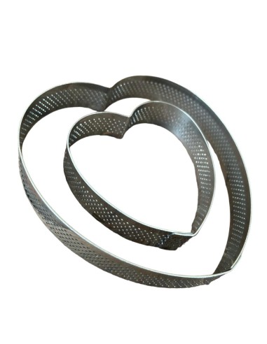 AROS PERFORADOS FORMA CORAZON
