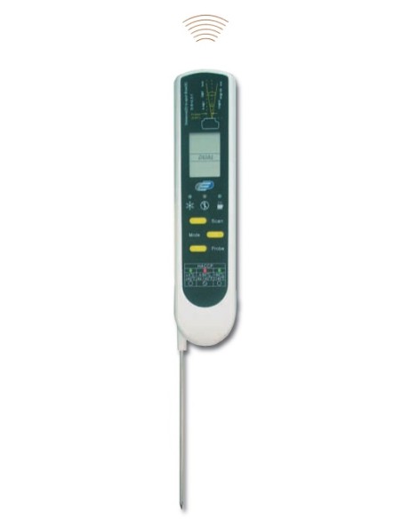 TERMOMETRO INFRARROJOS CON SONDA PLEGABLE INCORPORADA