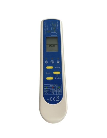 TERMOMETRO INFRARROJOS CON SONDA PLEGABLE INCORPORADA