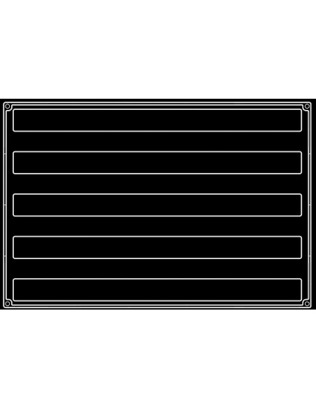 PLACAS DE MOLDES EN  SILICONA  PROFESIONAL BÛCHETTE
