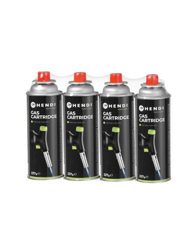 CARTUCHO DE GAS GLP PACK DE 4