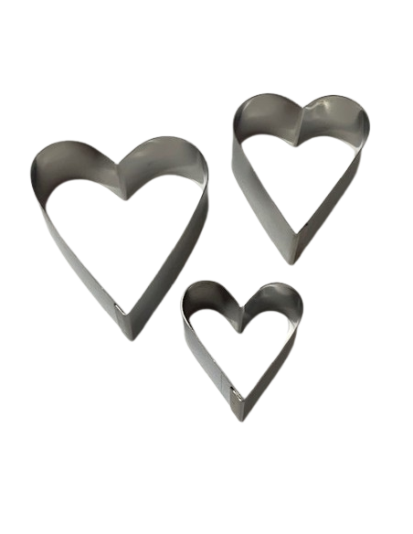 AROS FORMA CORAZON PASTELERIA RECTO