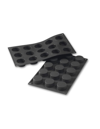 PLACAS DE MOLDES EN  SILICONA CILINDRO MINI...