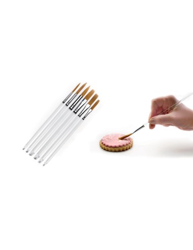 JUEGO DE 6 PINCELES DE DECORACIÓN