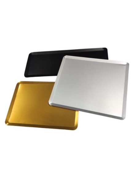 BANDEJA EXPOSICION CONICA EMBUTIDA ECONOMICA ALUMINIO ANODIZADO