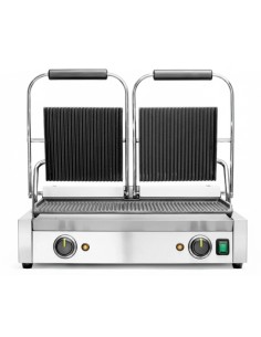 GRILL - PARRILLA DE CONTACTO DOBLE  ESTRIADA