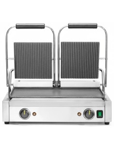 GRILL - PARRILLA DE CONTACTO DOBLE SUPERIOR ESTRIADO -...