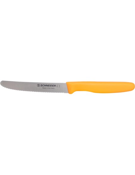 CUCHILLO DE SIERRA UNIVERSAL PUNTA REDONDEADA MANGO DE COLORES - SCHNEIDER -