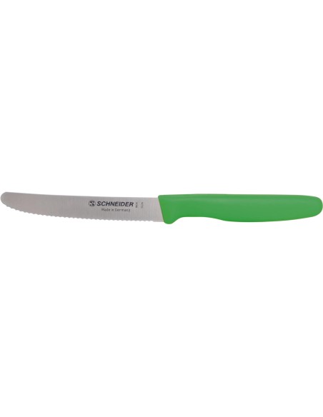 CUCHILLO DE SIERRA UNIVERSAL PUNTA REDONDEADA MANGO DE COLORES - SCHNEIDER -