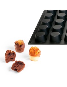 PLACAS DE MOLDES EN SILICONA PROFESIONAL MINI MUFFIN 2