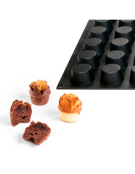PLACAS DE MOLDES EN SILICONA PROFESIONAL MINI MUFFIN